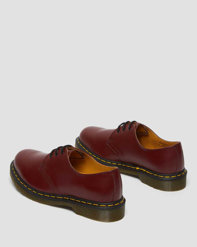 Shop Dr. Martens' 1461 Glattleder Oxford Schuhe In Rot
