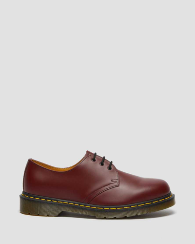 Shop Dr. Martens' 1461 Glattleder Oxford Schuhe In Rot