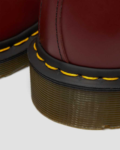 Dr. Martens' 1461 Smooth Leather Oxford Shoes In Rot