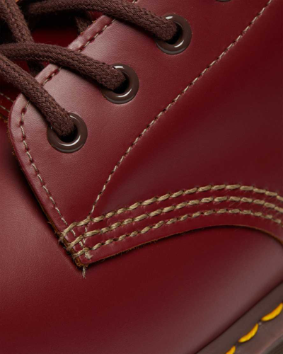 Dr. Martens' 1460 Vintage Made In England Lace Up Boots In Rot