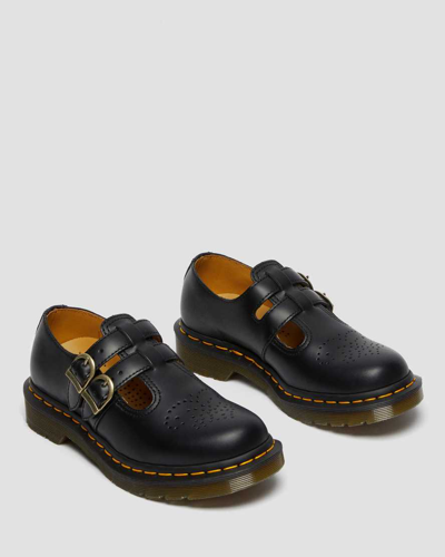 Shop Dr. Martens' 8065 Smooth Leather Mary Jane Shoes In Schwarz