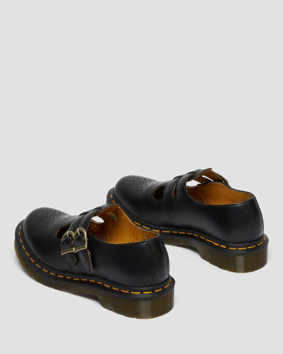 Shop Dr. Martens' 8065 Smooth Leather Mary Jane Shoes In Schwarz
