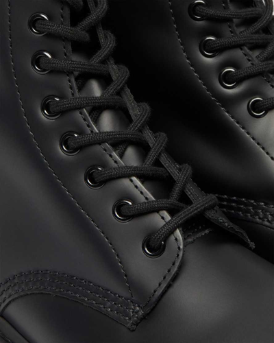 Dr. Martens' Dr.martens 1460 Bex Vegan Mono Lace-up Combat Boots In Schwarz