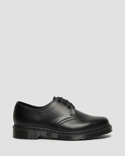 Dr. Martens' 1461 Mono Smooth Leather Oxford Shoes In Schwarz