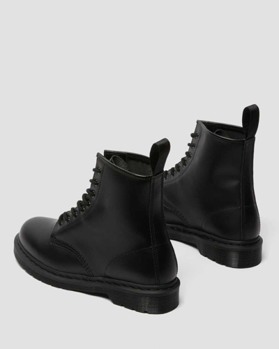 Dr. Martens' Dr.martens 1460 Bex Vegan Mono Lace-up Combat Boots In Schwarz