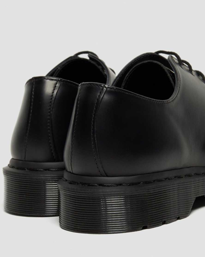 Dr. Martens' 1461 Mono Smooth Leather Oxford Shoes In Schwarz