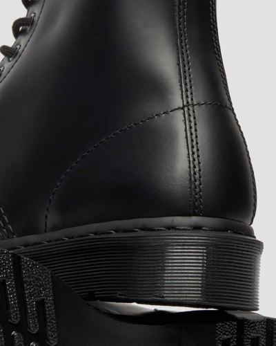Dr. Martens' Dr.martens 1460 Bex Vegan Mono Lace-up Combat Boots In Schwarz