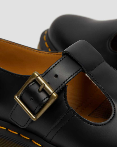 Dr. Martens' Dr. Martens Polley Mary Jane Flat Shoes In Schwarz