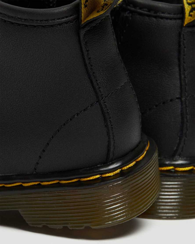 Dr. Martens' Infant 1460 Softy T Leather Lace Up Boots In Black