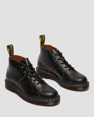 Dr. Martens' Dr. Martens Church Retro 5 Martin Boots Couple Style Black In Schwarz
