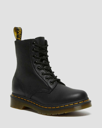 Shop Dr. Martens' 1460 Women's Pascal Virginia Leather Boots In Schwarz