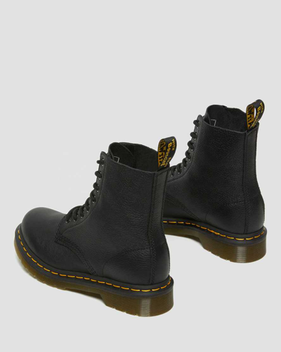 Shop Dr. Martens' 1460 Women's Pascal Virginia Leather Boots In Schwarz