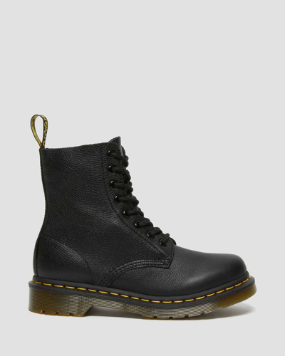 Shop Dr. Martens' 1460 Women's Pascal Virginia Leather Boots In Schwarz