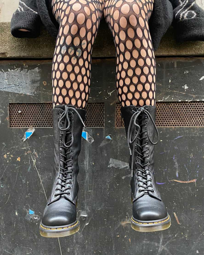 Dr. Martens 1b60 Bex Lace-up Leather Boots In Schwarz