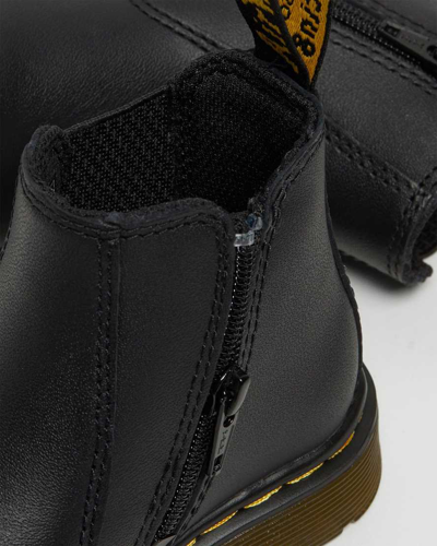 Dr. Martens' Kinder 2976 Leder Chelsea Stiefel In Schwarz