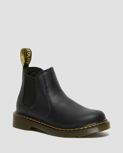 Shop Dr. Martens' Junior 2976 Softy T Leather Chelsea Boots In Black