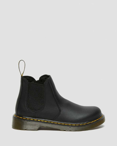 Shop Dr. Martens' Junior 2976 Softy T Leather Chelsea Boots In Black