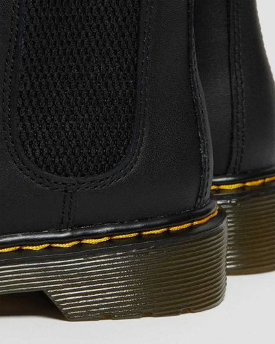 Dr. Martens' Junior 2976 Softy T Leather Chelsea Boots In Black