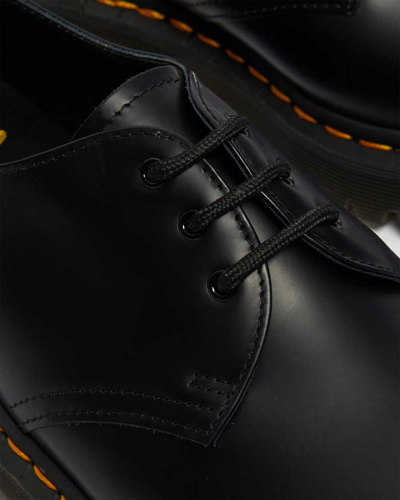 Dr. Martens' Dr. Martens Black Leather Oxford 1461 Lace-up Shoes In Schwarz