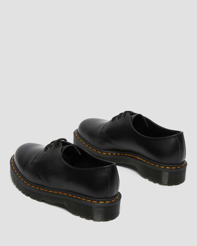 Shop Dr. Martens' 1461 Bex Glatte Schuhe In Schwarz