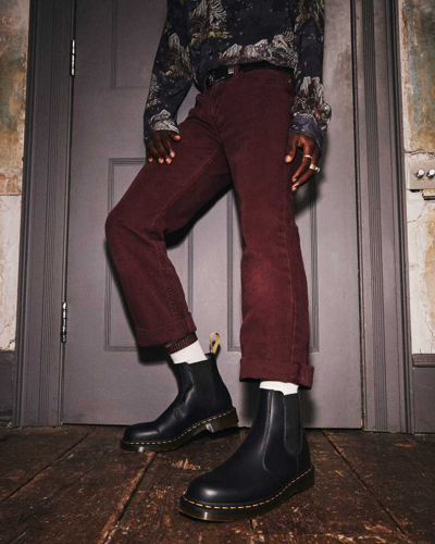Dr. Martens' Vegan 2976 Felix Chelsea Boots In Schwarz