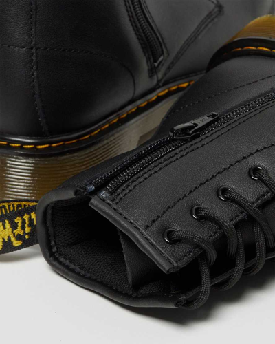Dr. Martens' Youth 1460 Softy T Leather Lace Up Boots In Black