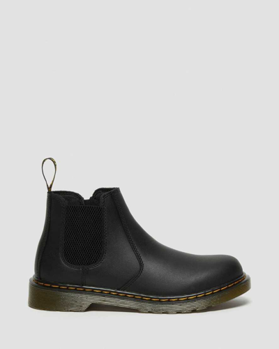 Dr. Martens' Youth 2976 Softy T Leather Chelsea Boots In Black