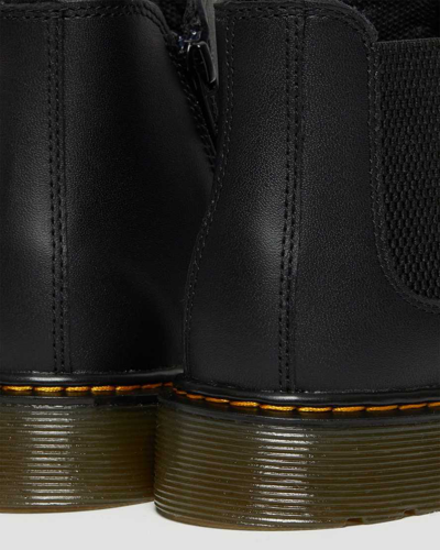 Dr. Martens' Youth 2976 Softy T Leather Chelsea Boots In Black