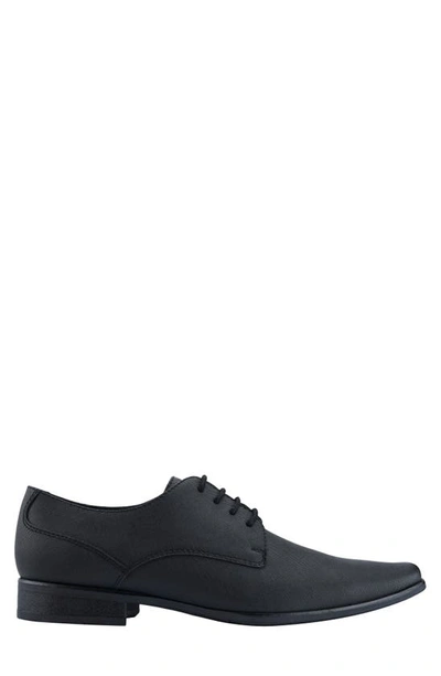 Shop Calvin Klein Brodie Patent Plain Toe Derby In Black 002