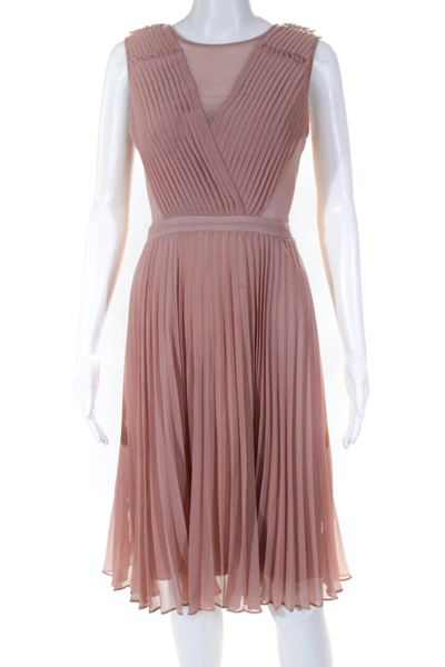 Pre owned Bcbg Max Azria Womens Accordion Pleat A Line Deborah