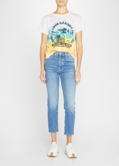 Shop Mother The Lil Goodie Goodie Tie-dye Graphic Tee In Summer Lov