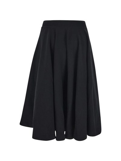 Shop Burberry Black Skirt