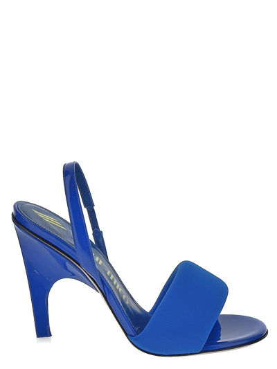 Shop Attico Rem Sandals In Blue