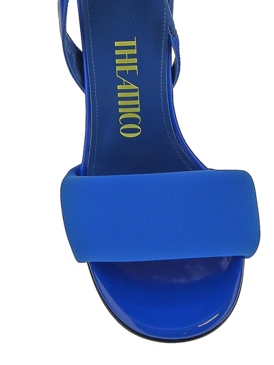 Shop Attico Rem Sandals In Blue