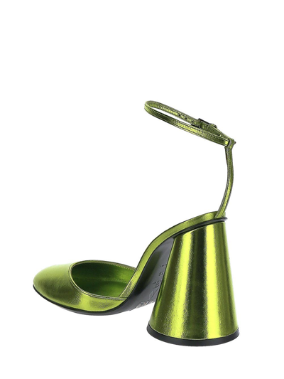 Shop Attico Luz Slingback In Green