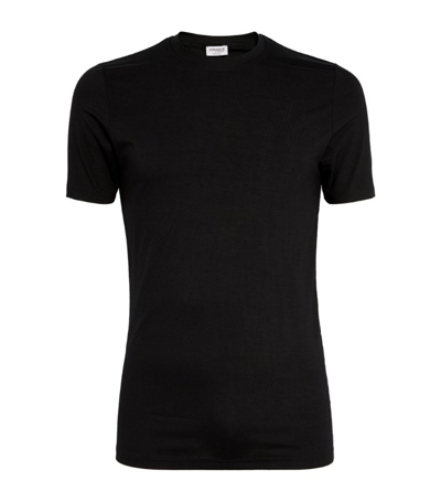Shop Zimmerli Stretch-modal Pureness T-shirt In Black