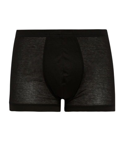 Shop Zimmerli 252 Royal Classic Boxer Briefs In Black