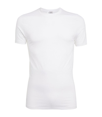 Shop Zimmerli Stretch-modal Pureness T-shirt In White