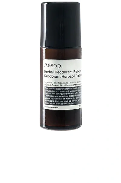 Shop Aesop Herbal Deodorant Roll-on In N,a