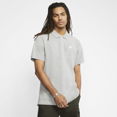 Shop Nike Men's  Sportswear Polo In Grey