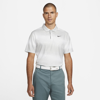 Nike Tiger Woods Dri-fit Adv Printed Golf Polo Shirt In White | ModeSens