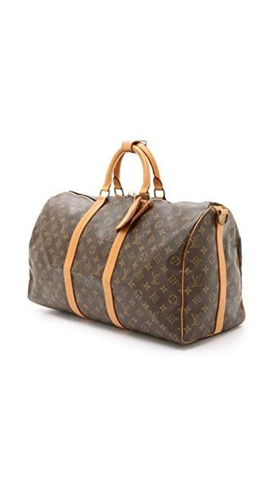 Shop Pre-owned Louis Vuitton Heritage  Monogram Keepall 50 Bag