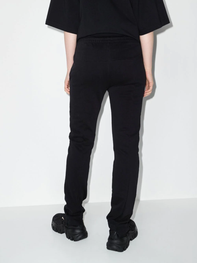 Shop Vetements Split-cuff Track Pants In Schwarz