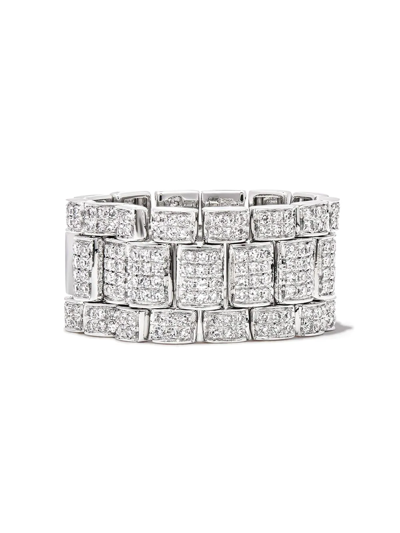 Shop Shay 18kt White Gold Diamond Ring In Silber
