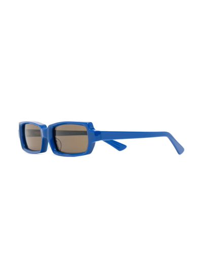 Shop Undercover Rectangular-frame Sunglasses In Blau