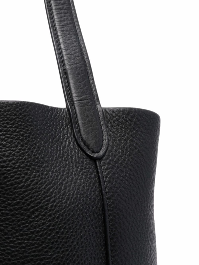 Shop The Row Embossed-logo Detail Tote Bag In Black