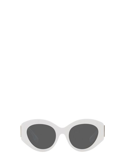 Shop Burberry Sunglasses In White