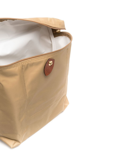 Shop Longchamp Le Pilage Original Backpack In Neutrals