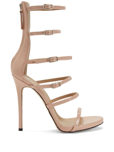 Shop Giuseppe Zanotti Margaret Multi-strap Sandals In Pink