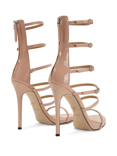 Shop Giuseppe Zanotti Margaret Multi-strap Sandals In Pink